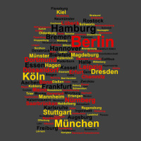 Germany Map Silhouette Towns Cities Flag Berlin Travel Vintage T-shirt | Artistshot