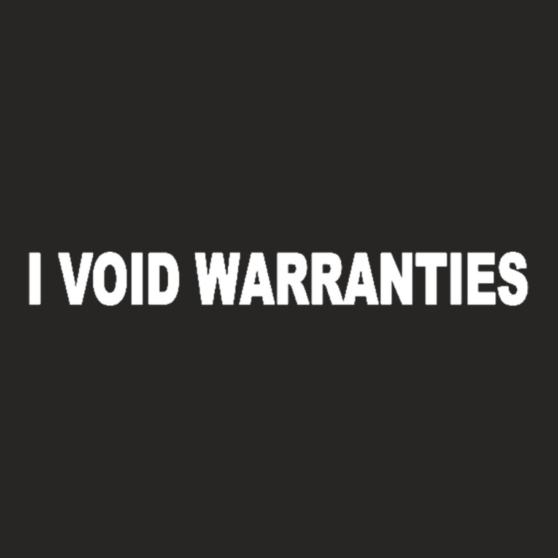 I Void Warranties Ladies Fitted T-Shirt by cm-arts | Artistshot