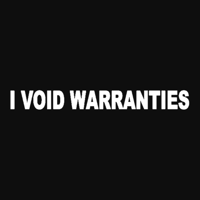 I Void Warranties Crop Top by cm-arts | Artistshot