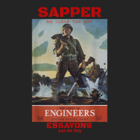 Sapper Army Combat Engineer Corps Veterans And Military 3/4 Sleeve Shirt | Artistshot