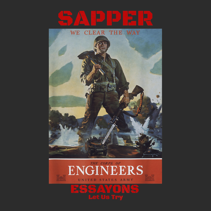 Sapper Army Combat Engineer Corps Veterans And Military Exclusive T-shirt by BessieCarolyn | Artistshot