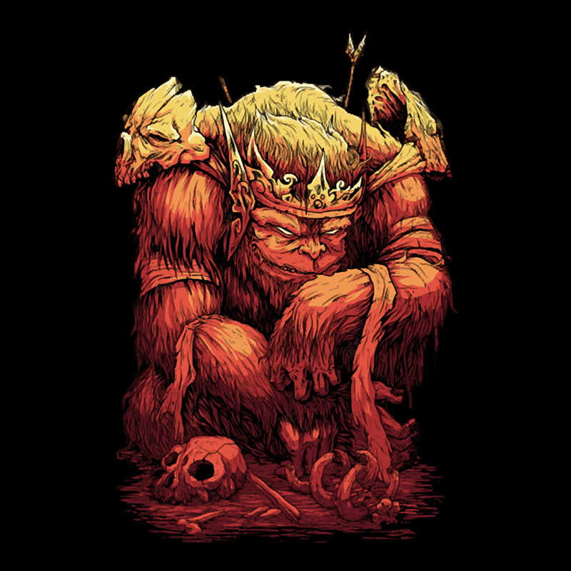 King Of The Apes, The King Of The Apes, King, King Of The Apes Art, Ki Cropped Hoodie | Artistshot