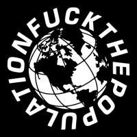 Fuck The Population V-neck Tee | Artistshot