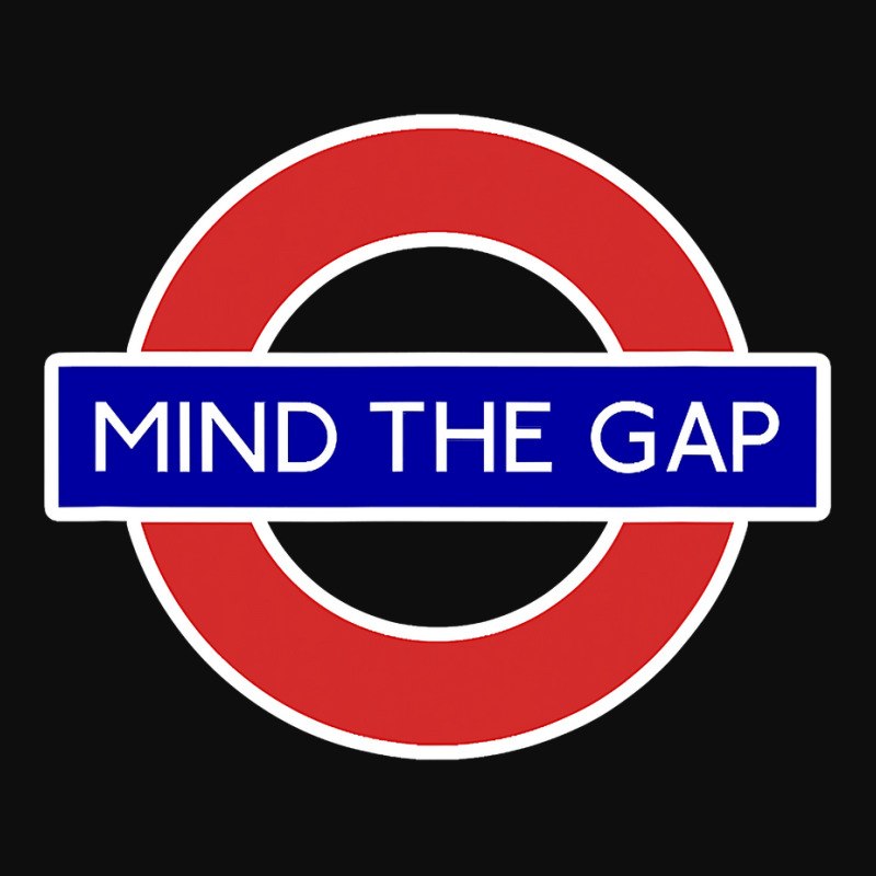 London Souvenir Mind The Gap Underground Tube Crop Top by cm-arts | Artistshot