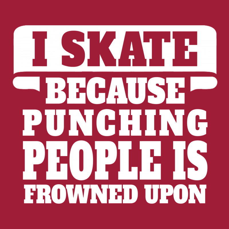 I Skate Because Punching People Is Frowned Upon Ladies Polo Shirt by tshiart | Artistshot