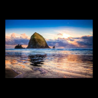 Haystack Rock Adjustable Cap | Artistshot