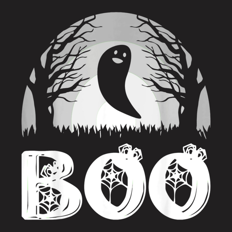 Boo With Spiders And Ghost Halloween T-Shirt by Newshirt | Artistshot