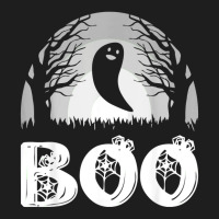 Boo With Spiders And Ghost Halloween Classic T-shirt | Artistshot