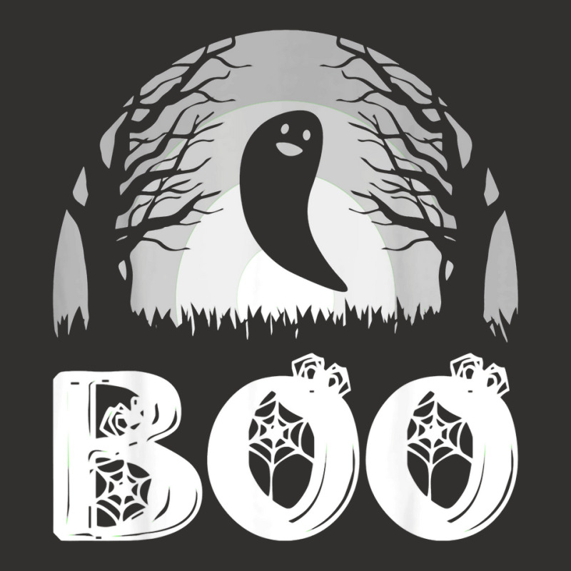 Boo With Spiders And Ghost Halloween Champion Hoodie by Newshirt | Artistshot