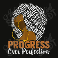 Progress Over Perfection Teacher Black History Month Music Vintage Scorecard Crop Tee | Artistshot