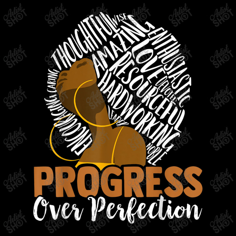 Progress Over Perfection Teacher Black History Month Music Vintage Cropped Sweater by KhalilDesign | Artistshot