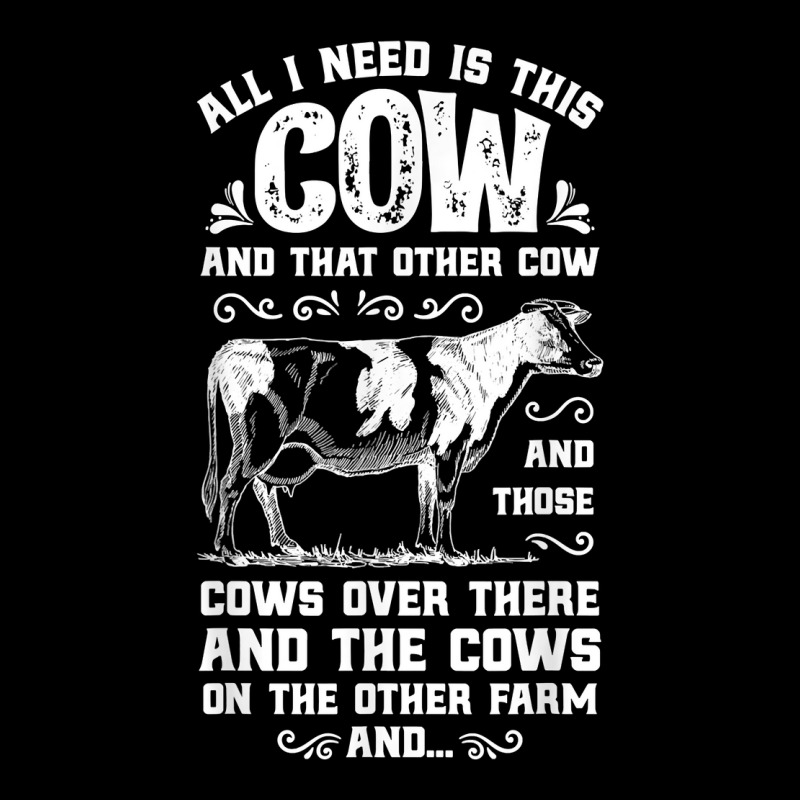 All I Need Is This Cow Funny Farmer Women Men Dairy Farm Lightweight Hoodie | Artistshot