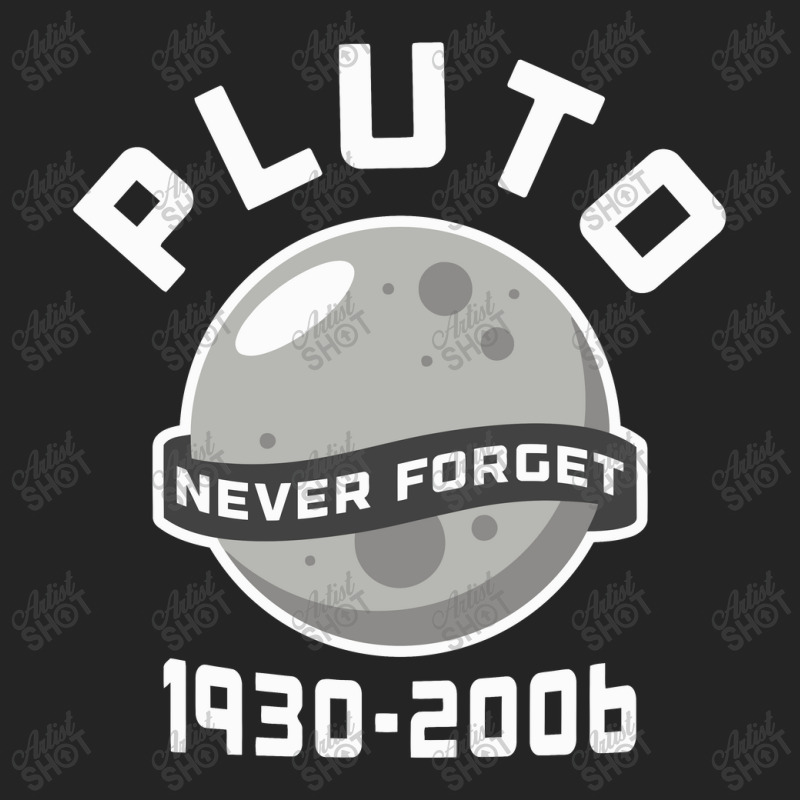 Pluto Never Forget 1930,2006 Outer Space Astronaut,pluto 3/4 Sleeve Shirt by creepysatan | Artistshot