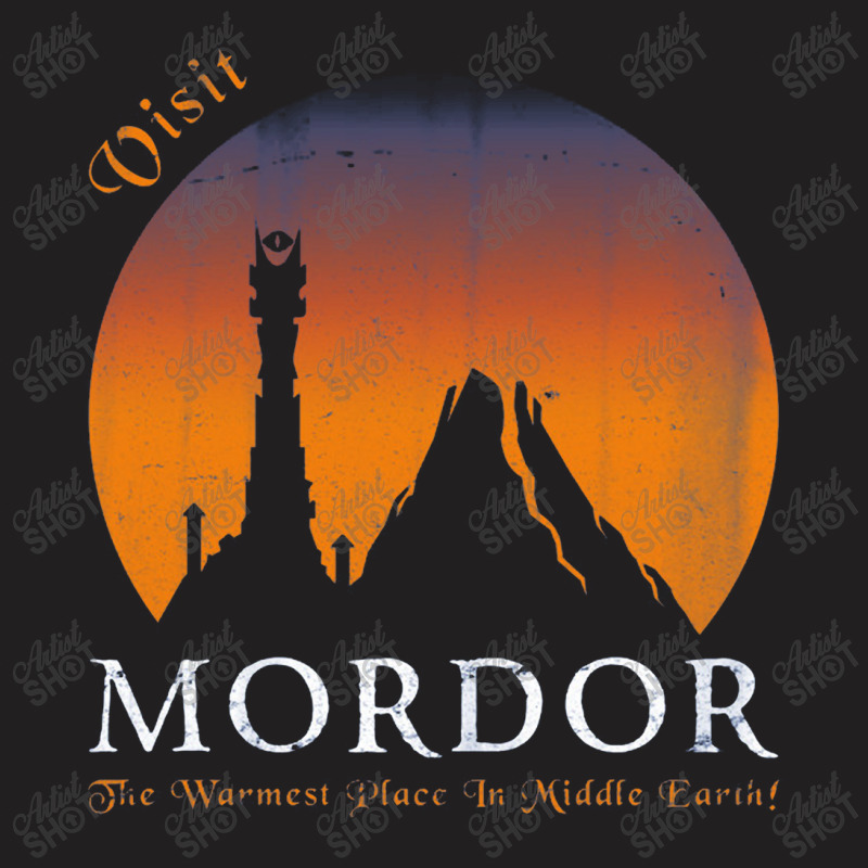 Visit Mordor,mordor T-Shirt by creepysatan | Artistshot