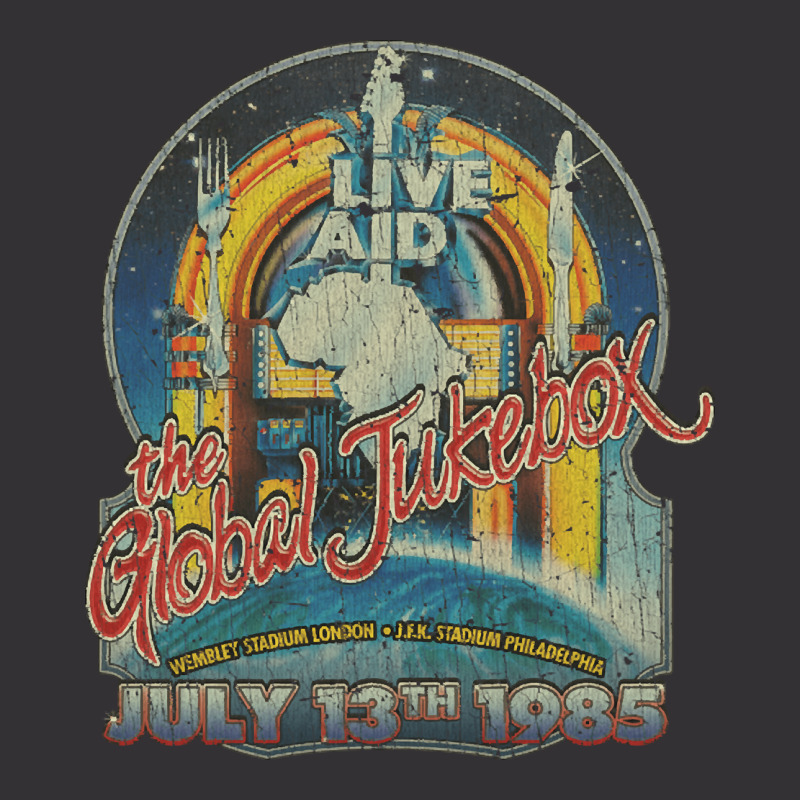 Live Aid Global Jukebox, Live Aid Global Jukebox Vintage, Live Aid Glo Vintage Short by SHPOPO12 | Artistshot