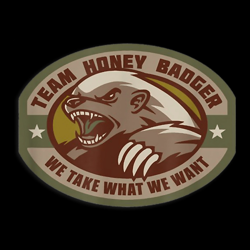 Team Honey Badger Military Morale Patch Veteran Pocket T-Shirt by BessieCarolyn | Artistshot