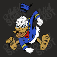 Music Vintage Duck Cartoon For Mens Womens Ladies Fitted T-shirt | Artistshot