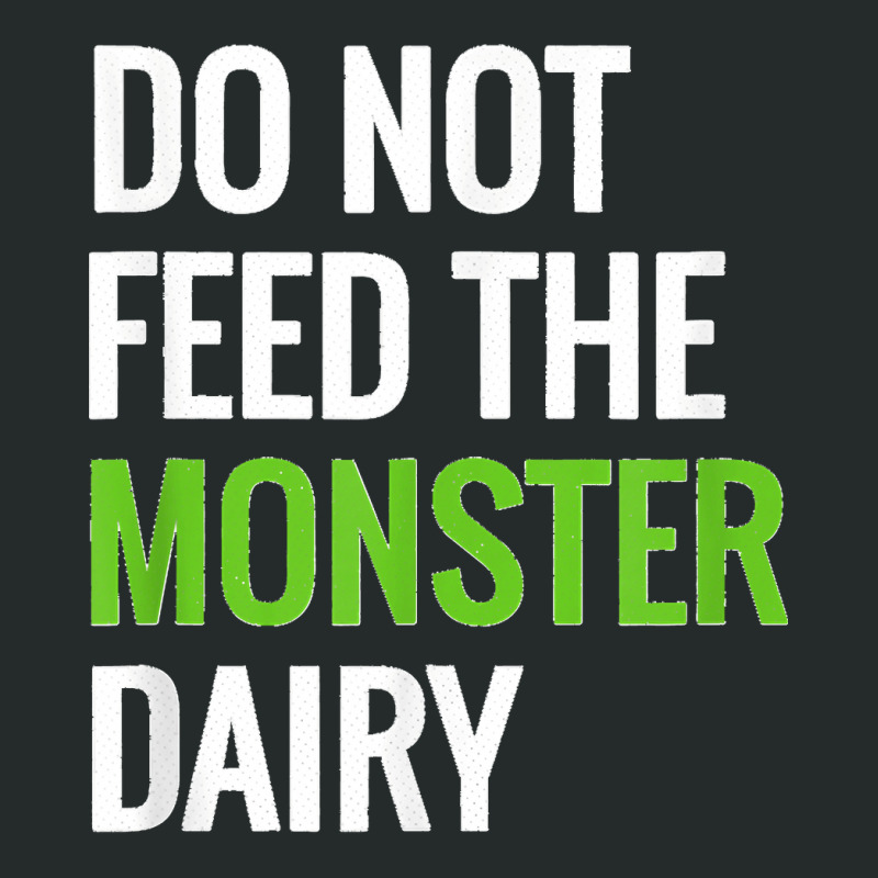 Dairy Free Monster Tee Dairy Allergy Design Women's Triblend Scoop T-shirt by cm-arts | Artistshot