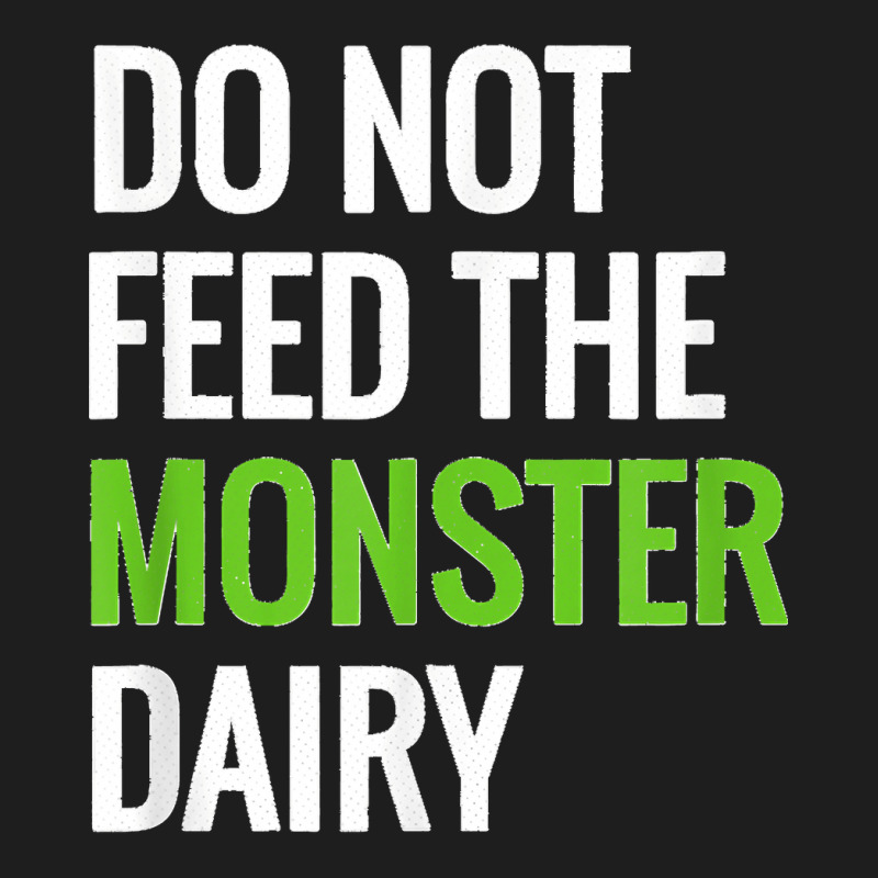 Dairy Free Monster Tee Dairy Allergy Design Classic T-shirt | Artistshot