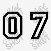 Number Seven Pin-back Button | Artistshot