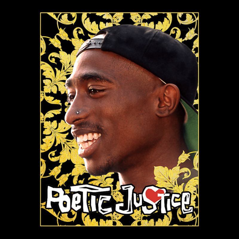 Poetic Justice Floral Background Portrait Adjustable Cap | Artistshot