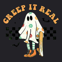 Creep It Real Halloween Spooky Season Ghost Trick Or Treat Youth Tee | Artistshot