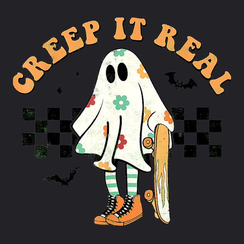 Creep It Real Halloween Spooky Season Ghost Trick Or Treat Youth Tee by Bestshirt | Artistshot