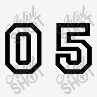 Number Zero Five   Number Five Oval Patch | Artistshot