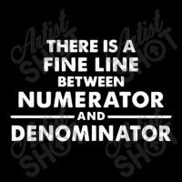 There Is A Fine Line Between Numerator And Denominator V-neck Tee | Artistshot