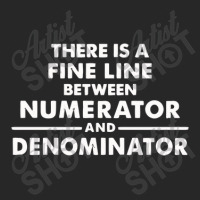 There Is A Fine Line Between Numerator And Denominator Men's T-shirt Pajama Set | Artistshot