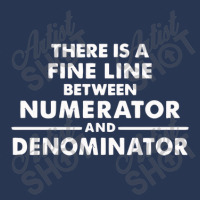 There Is A Fine Line Between Numerator And Denominator Men Denim Jacket | Artistshot