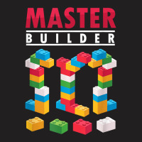 Cool Master Builder Building Blocks Bricks Toy T-shirt | Artistshot