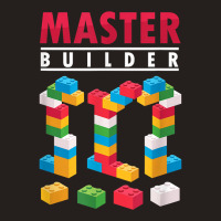 Cool Master Builder Building Blocks Bricks Toy Tank Top | Artistshot