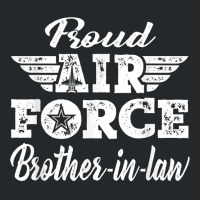 Proud Air Force Brother-in-law Military Family Brother Gifts Crewneck Sweatshirt | Artistshot