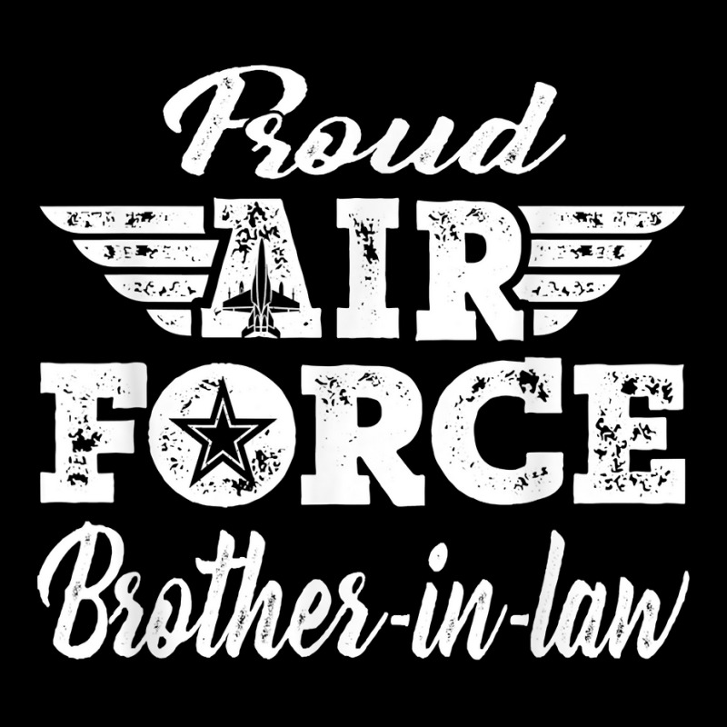 Proud Air Force Brother-in-law Military Family Brother Gifts Zipper Hoodie by MarjorieWillie | Artistshot