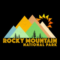 Retro Vintage Rocky Mountain National Park Adjustable Cap | Artistshot