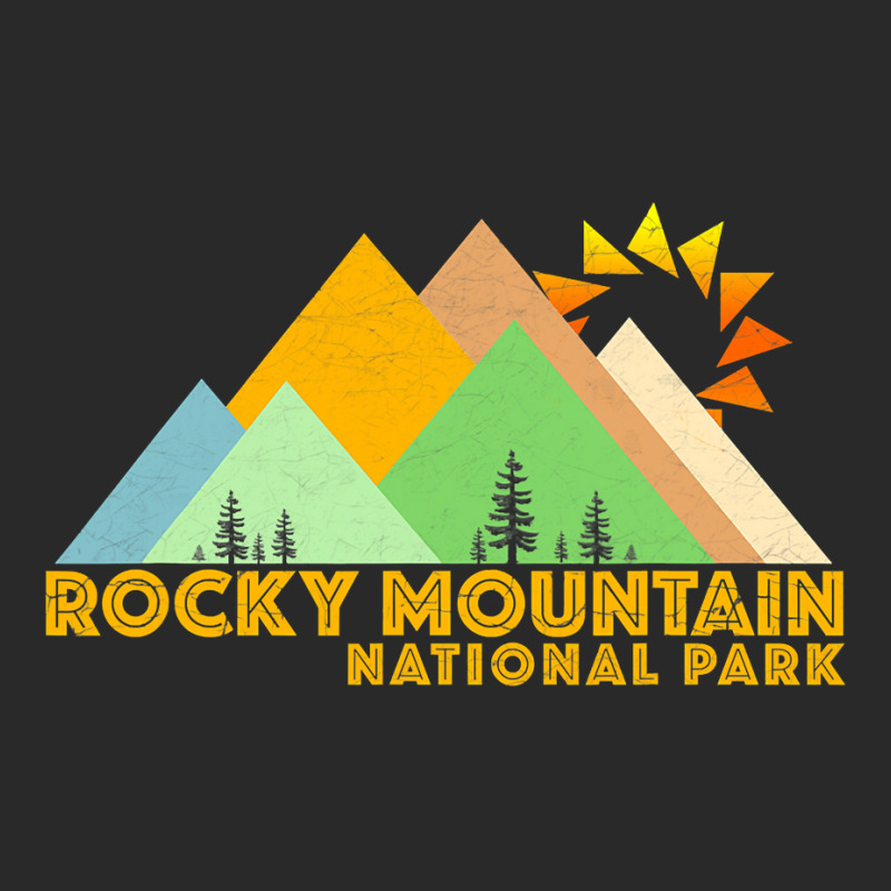 Retro Vintage Rocky Mountain National Park Printed Hat | Artistshot