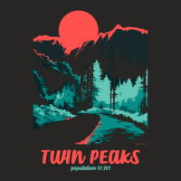 Twin Peaks Tonal Color Pop Poster Ladies Fitted T-shirt | Artistshot