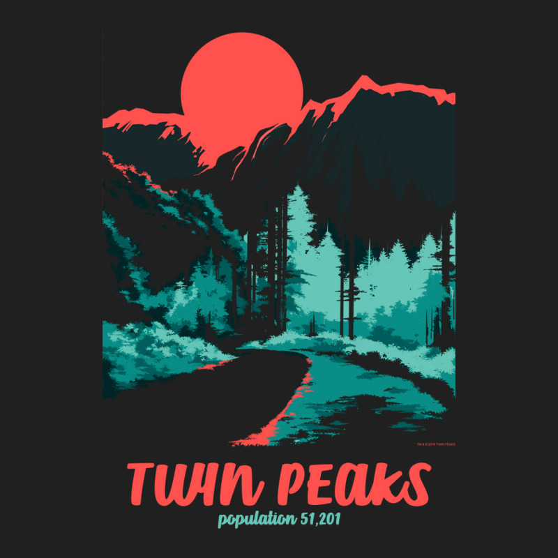 Twin Peaks Tonal Color Pop Poster Ladies Polo Shirt by MelissaDepuy | Artistshot