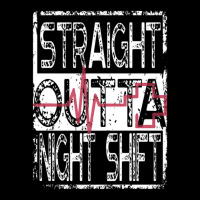 Nurses And Doctors Straight Outta Night Shift Pocket T-shirt | Artistshot