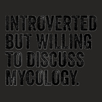 Introverted But Willing To Discuss Mycology Mycologist Funny Raglan Ba Ladies Fitted T-shirt | Artistshot