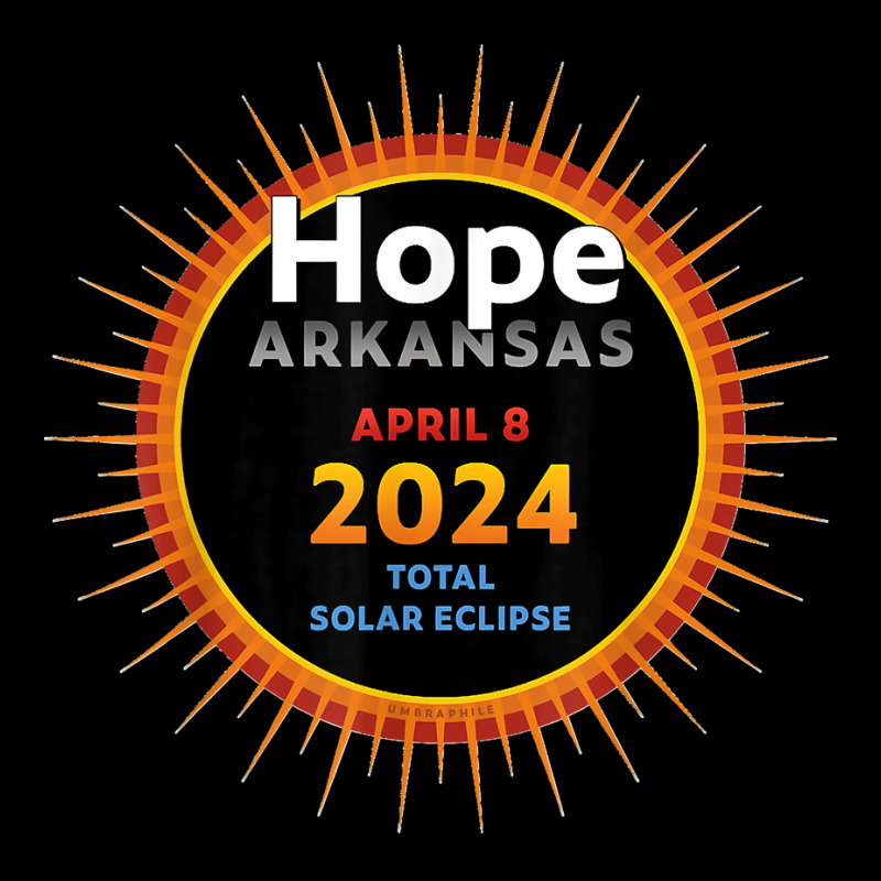 Hope Arkansas Ar Total Solar Eclipse 2024  2  T Shirt Men's Long Sleeve Pajama Set by MilesDanialMayberry | Artistshot