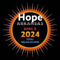 Hope Arkansas Ar Total Solar Eclipse 2024  2  T Shirt Lightweight Hoodie | Artistshot