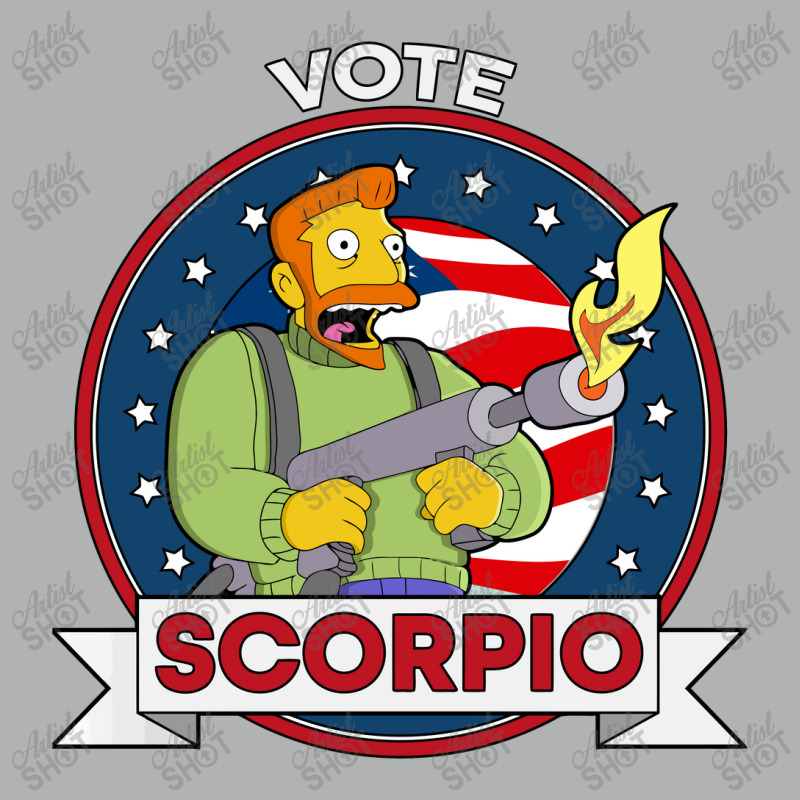 Vote Scorpio Simpsons Zipper Hoodie | Artistshot