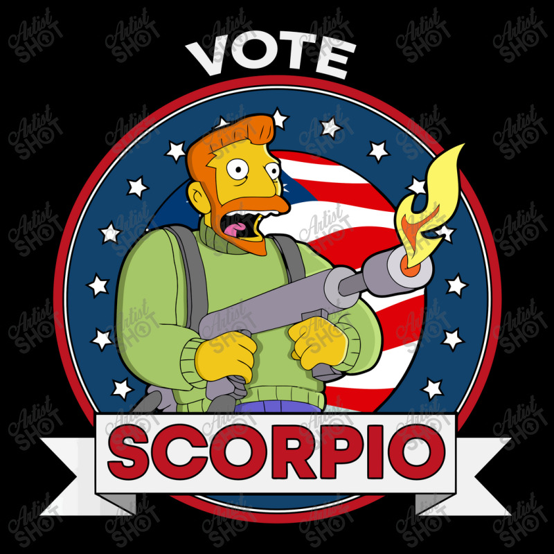 Vote Scorpio Simpsons Men's Long Sleeve Pajama Set | Artistshot