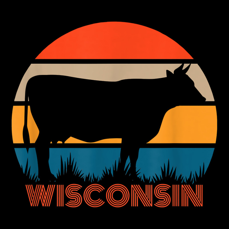 Cow Heifer Farm Owner State Of Wisconsin Dairy Farmer Retro V-Neck Tee by HarukaNarasaki | Artistshot