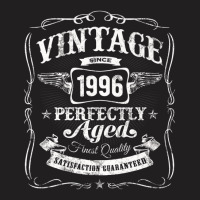 Vintage Born In 1996 Original 24th Birthday A5 T-shirt | Artistshot