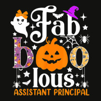 Faboolous Assistant Principal Shirt Boo Pumpkin Halloween Scorecard Crop Tee | Artistshot