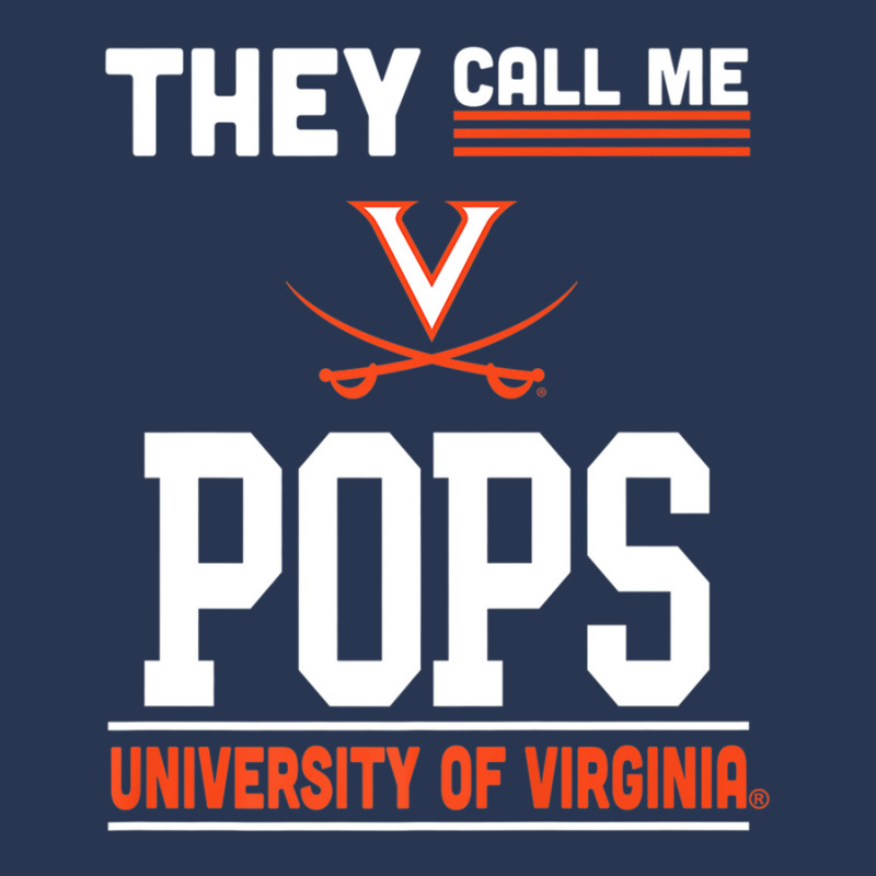 Virginia Cavaliers They Call Me Pops - Apparel Men Denim Jacket | Artistshot