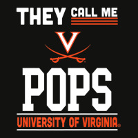 Virginia Cavaliers They Call Me Pops - Apparel Scorecard Crop Tee | Artistshot